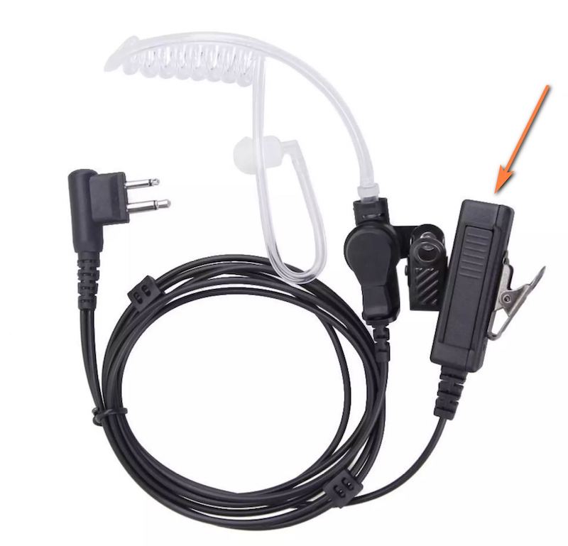 Noise cancelling 2 Wire Palm Microphone